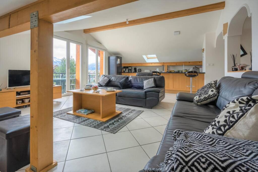 Cabana & Panorama Lac Annecy -Parking & Terrasse Sévrier Zewnętrze zdjęcie